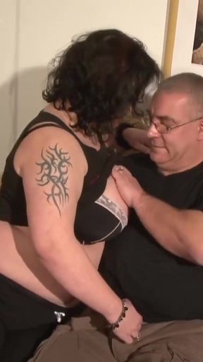 Emotional moment from &quot;Helga die fette Mom fickt mit Ihrem Nachbarn&quot;