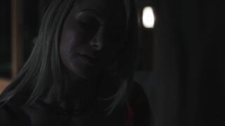 He catches his stepmom fingering herself, watch how she ends up sucking her pussy