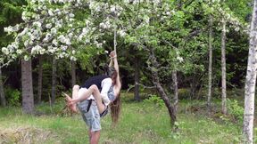 Tied up in a blooming apple tree - RosenlundX - 4K