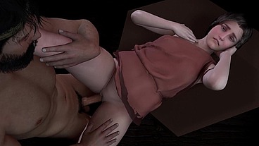 Greek Couple Having Sex in Missionary with Leg Over Shoulder - 3D Porn