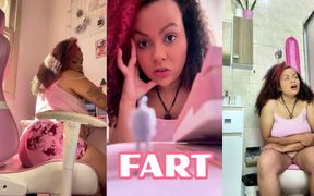 Giantess BBW Punishes Tiny Man with Farts- Female Domination Roleplay