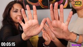 Hand Compare Measuring - 4K MP4