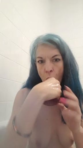 Bathtub fun with my boy