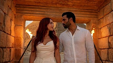 Tour guide fucks the beautiful woman of the place - content generated by AI