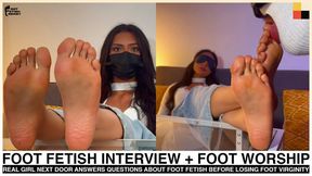 Foot Fetish Casting: 18yo Hood Latina Baddie Has Her Toes Sucked Deep While Mom Talks on the Phone - Shy Psych Student Turns Into a Blindfolded Footslut on the Casting Couch - Foot Worship Interview 16
