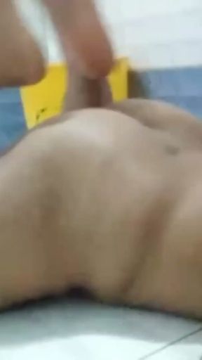 My desi Girlfriend Show off In Washroom " Indian College Girlfriend Jerking off Showing Back   Clip 2