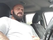 After gym public masturbation in the truck