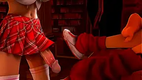 Lollipop Temptation: Sweety 3D Blowjob Fuck Fantasy Scene