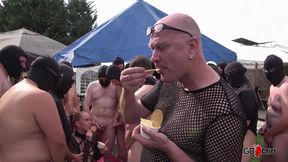 6 Girls Outdoor Creampie Gangbang Orgy