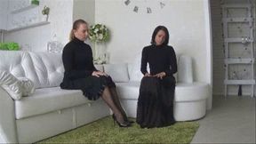 Virtuous woman have meeting with sexy client fd