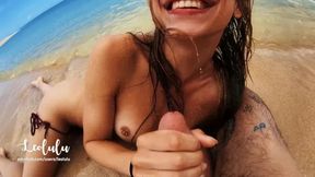 Amateur Couple Wild Beach Sex on Island
