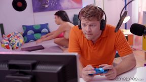 Blonde Vixen Sparks Wild Passion in TransAngels Steamy Bathroom Scene