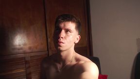 A Straight Guy Masturbating Naked