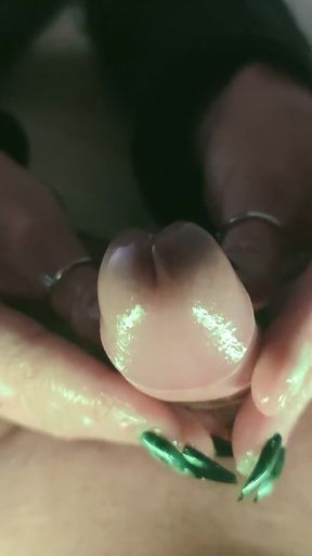 POV Handjob with Good Sound and Happy End (asmr)