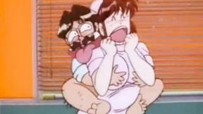 ”Hentai hardcore fuck scene with throbbing dick”