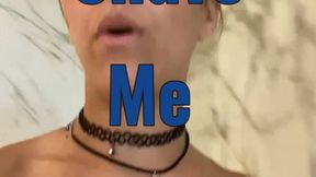 Small Tits Pussy Shaving Hairy to Bald