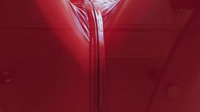 Facesitting in PVC catsuit, lick it clean, POV, humiliating femdom