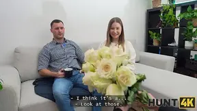 HUNT4K  I�m the sluttiest neighbour and I fuck in front of my BF! So what?