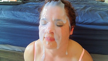 Face fucked in lingerie (extreme facial)