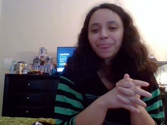 Emo teen Becka solo webcam masturbation