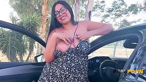 Casting On Wheels. Lola Smith Wants A Big Ol Hardcore Legal-age Guy!