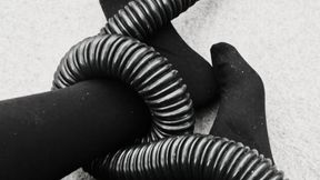Pantyhose Vacuum Hose - ASMR