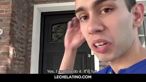Straight Latino Boy Takes Cock In Mouth And Ass - LECHELATINO.COM