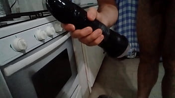 Only men can&#039_t fit big big dildo anal,  hard