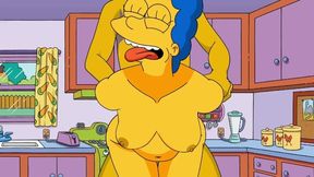 Marge Doggystyle Fucked Simpsons Hentai