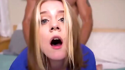 Naughty stepdaughter likes it hard