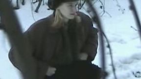 My spy porn video featuring Russian nasty girl pissing in the bushes