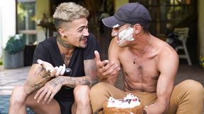 Latin Leche ~ Hot Amateur Fivesome Anal Orgy