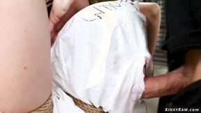 Titty bound hoe Double penetration screwed