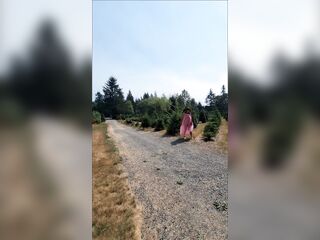 Enjoying my morning by taking a short walk then I had to pee