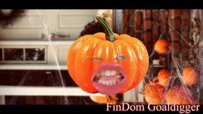 Halloween SUCKING Pampkin Asshole Transformation