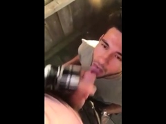 Cute Latin Hunk Sucks Big Cock and Eats Cum