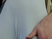 White Spandex Singlet Bulge