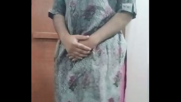 Indian Gay Crossdresser Gaurisissy looking like a housewife in Salwar Kurta xxx