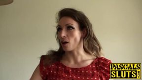 British babe Ava Austen drilled doggy style by Pascal White