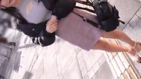 Beautiful Big-Breasted Idol Aspirant Gets Creamed by Her Sadistic Boyfriend - First Time