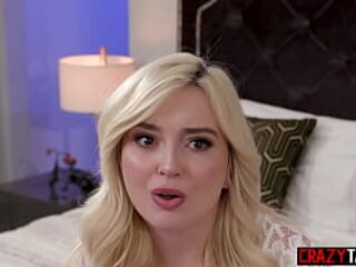 Stepmom and hot stepdaughter enjoyed hardcore pussy fucking in hot threesome sex action