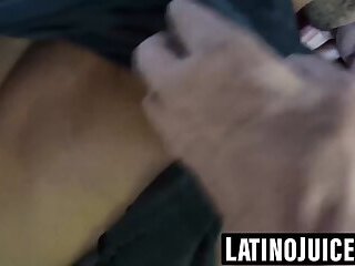 Latino twink earns cash sucking and riding dick