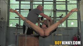 Young Roman Capellini shoots his cum and gives the hunk dudes a delicious treat