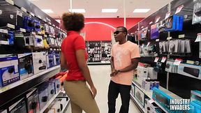 Stockroom Surprise BLOWJOB