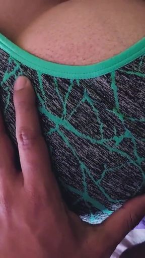 Key moment from "Indian Sex Video of Beautiful Housewife and her Gym Trainer Yoga Teacher"