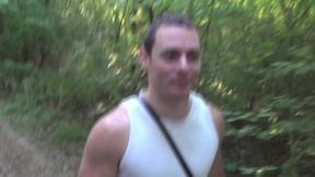 fucked in cruisng forest exhib by mature boy