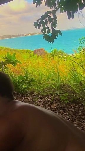 Chubby Gay Sucking or Stranger on the Beach