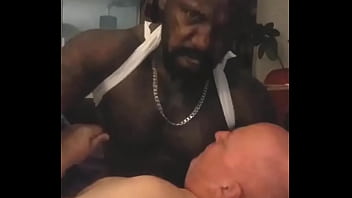 Black Muscle White Chub Tit &amp_ Cock Sucking Exhibition