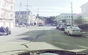 Big cock courier anal fucks brunette