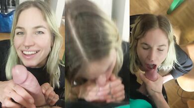 Real couple caught red-handed blowjobs and doggystyle with plumber in Berlin